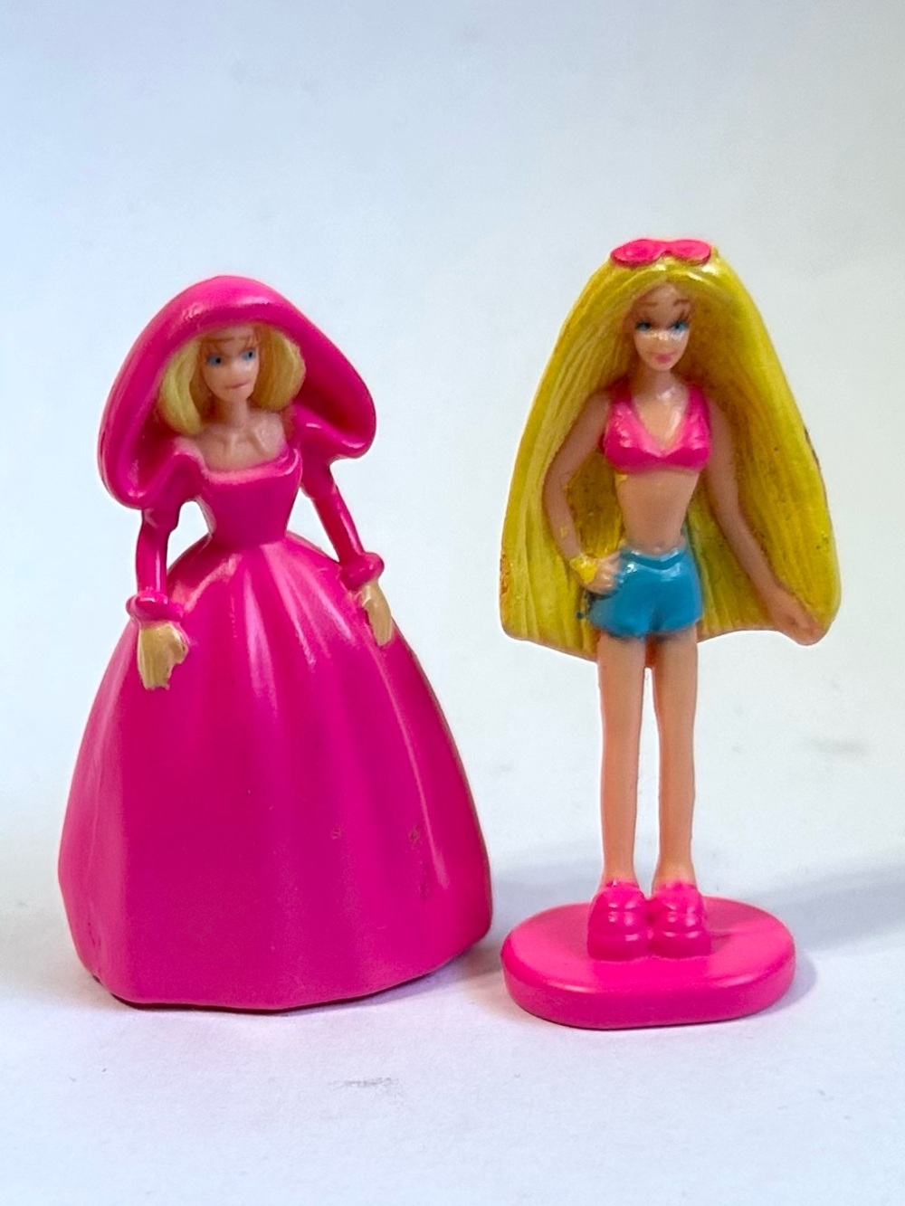 1998 Mini Barbie Figurines 2” from Mattel “Toy Shop” Playset Vintage